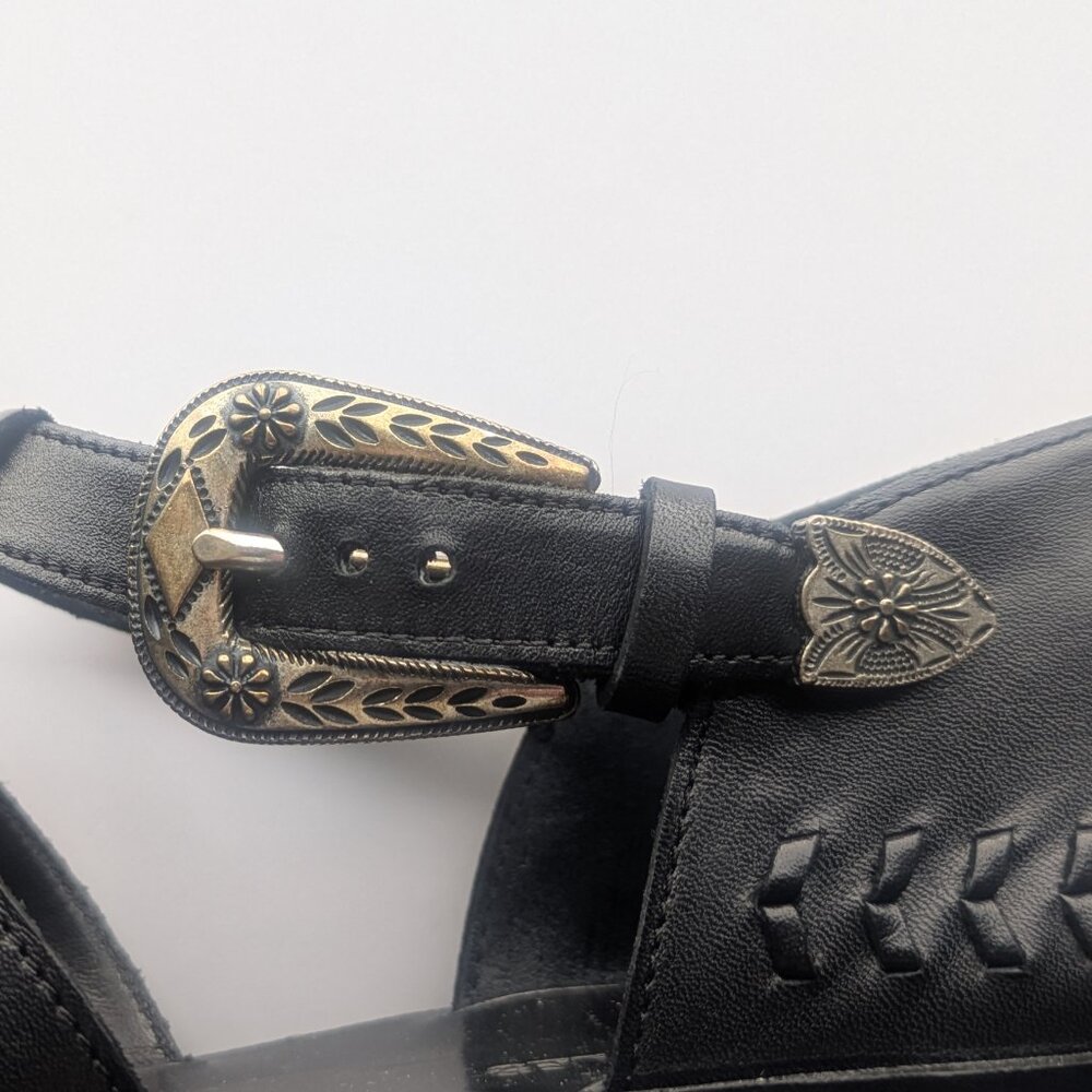 The Kooples Leather Jelly Sandals - Picture 2 of 7